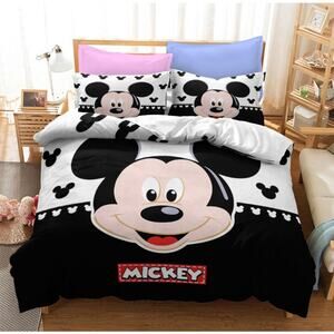Mickey Mouse Child Doona/Quilt/Duvet Cover Single/Double/Queen/King Bedding Set